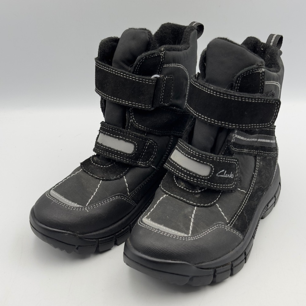 Clarks Gore-Tex Boots Black Waterproof Winter 2012 Size 12M Boys Snow Shoes